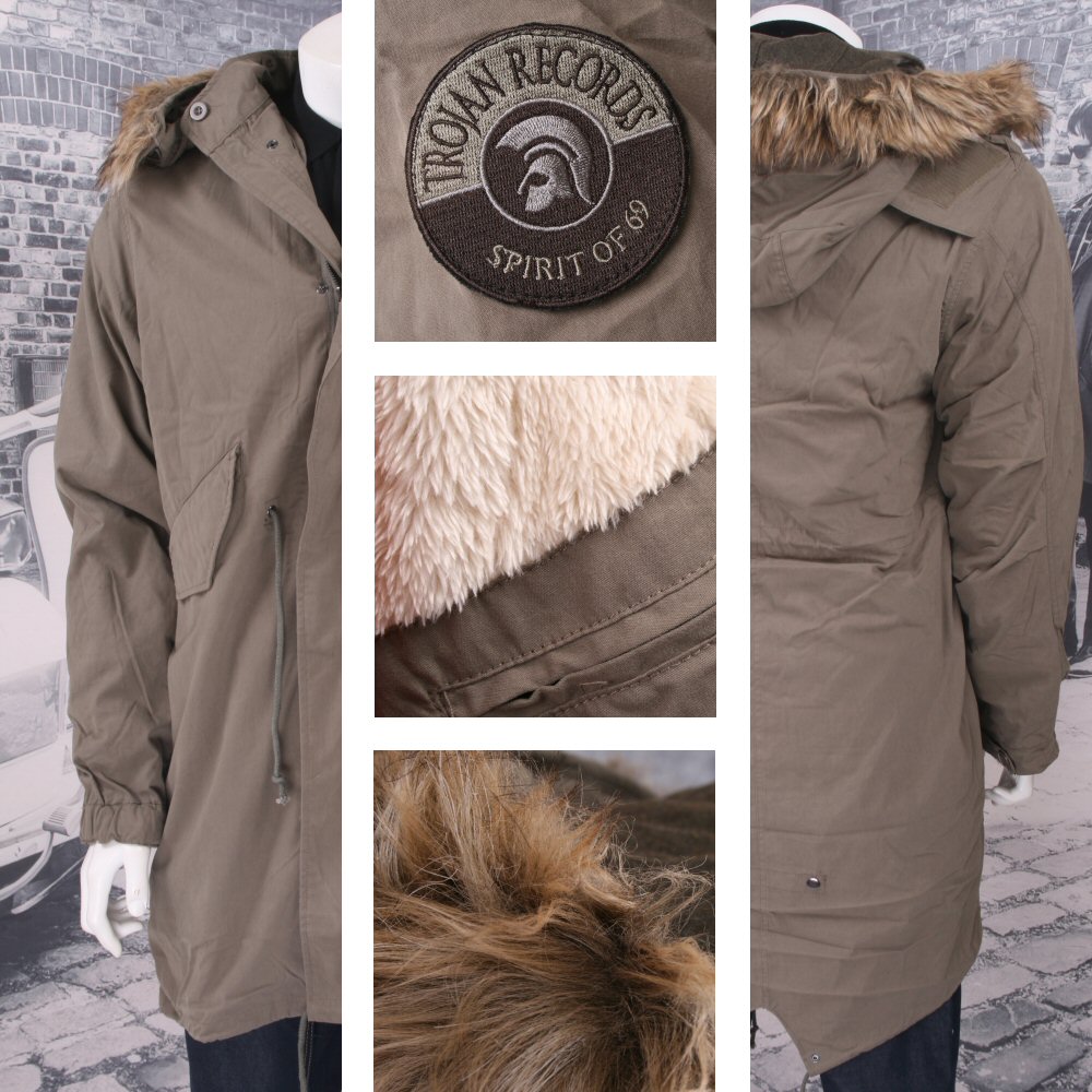 Trojan records parka sale